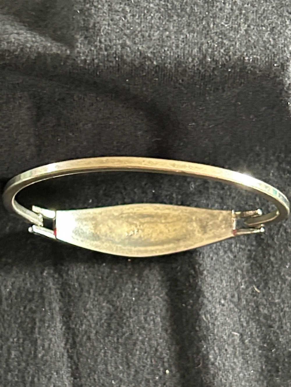 Red Floral Enamel Bangle Bracelet - Women Jewelry Silverplated or 925 Mexico - Picture 4 of 9